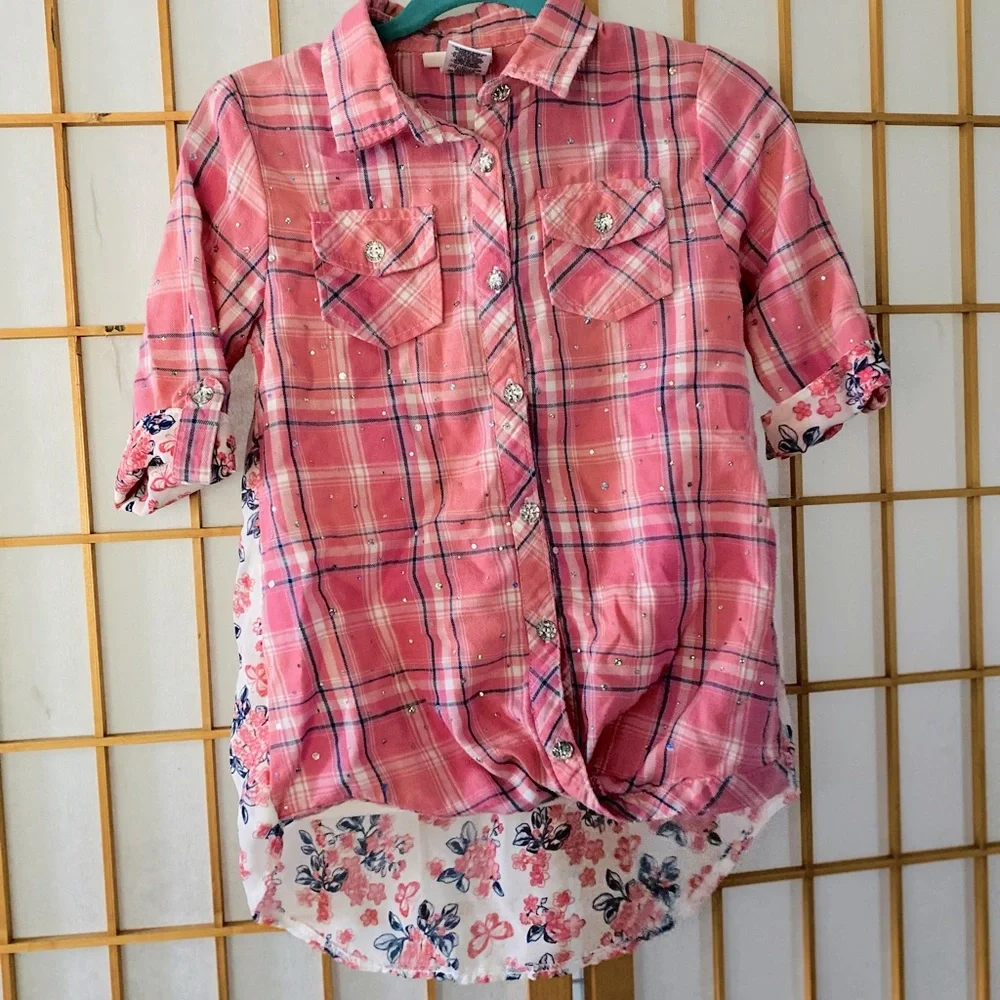 Glitter button down - Picture 1 of 3